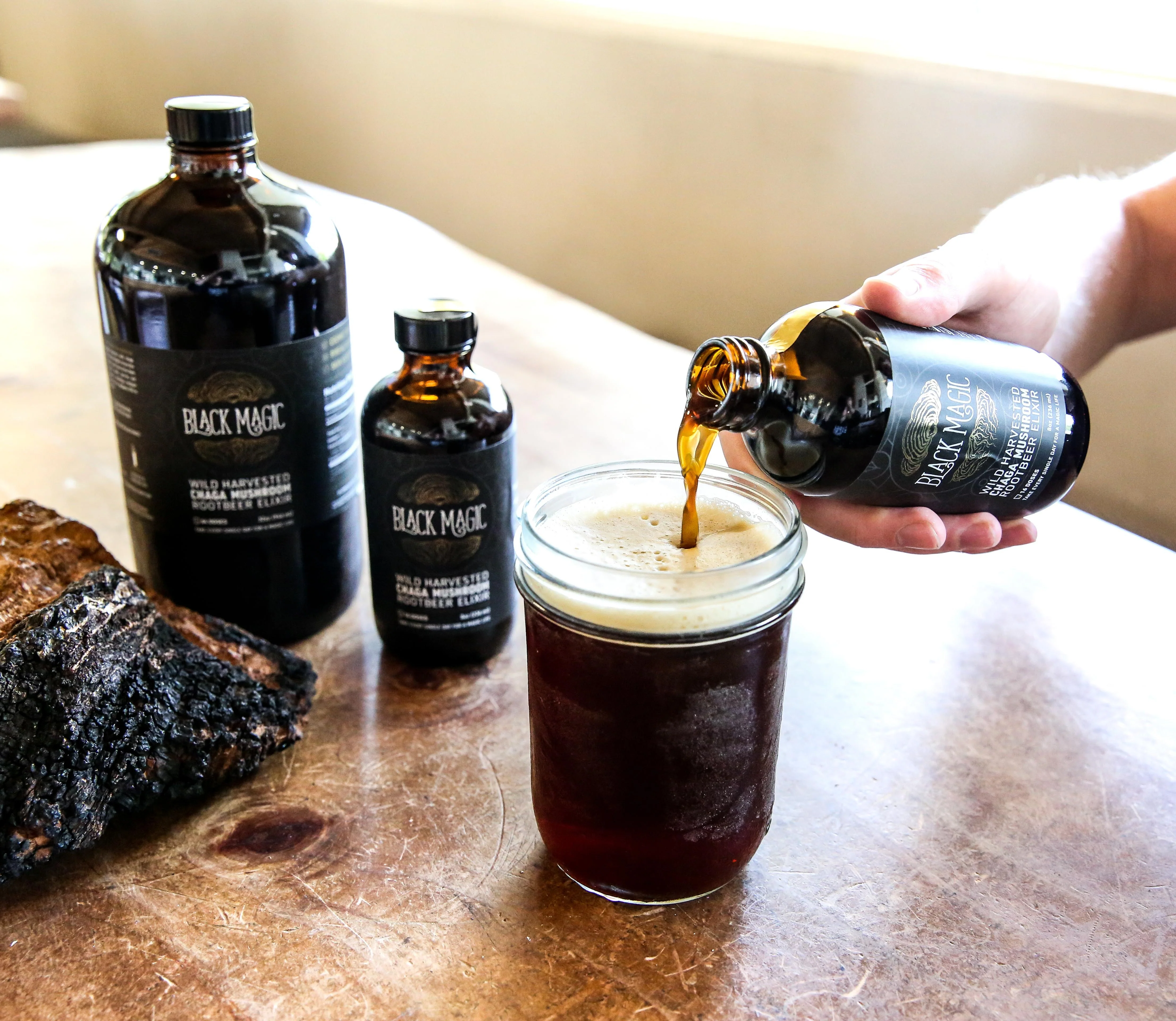 Wild Harvested Chaga Mushroom Rootbeer Elixir - Image 7
