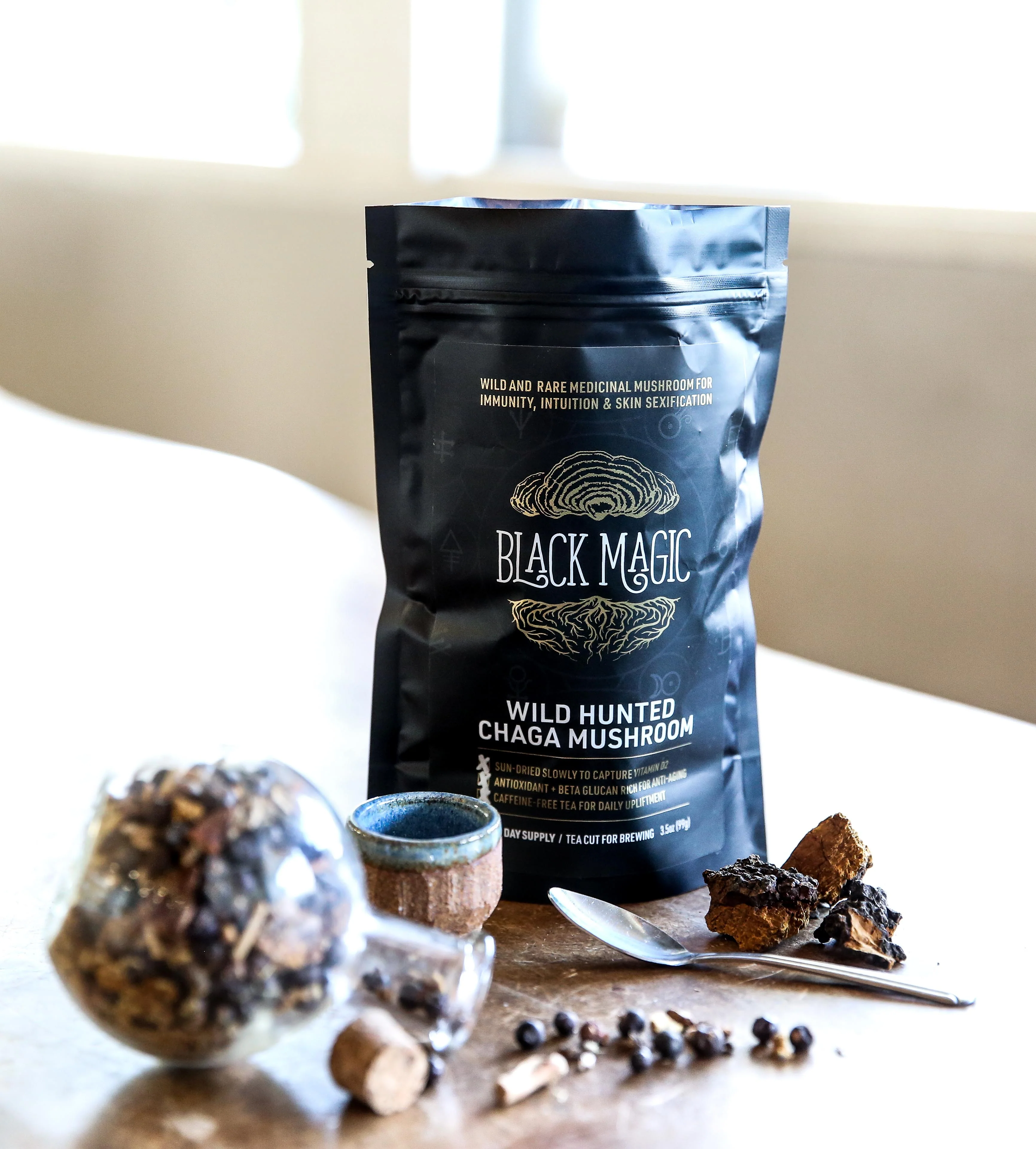 Sustainably Wild Harvested Chaga Mushroom Tea - Image 7